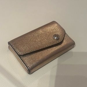 Gunuine Henri Bendel business card holder. Rose gold; so cute!